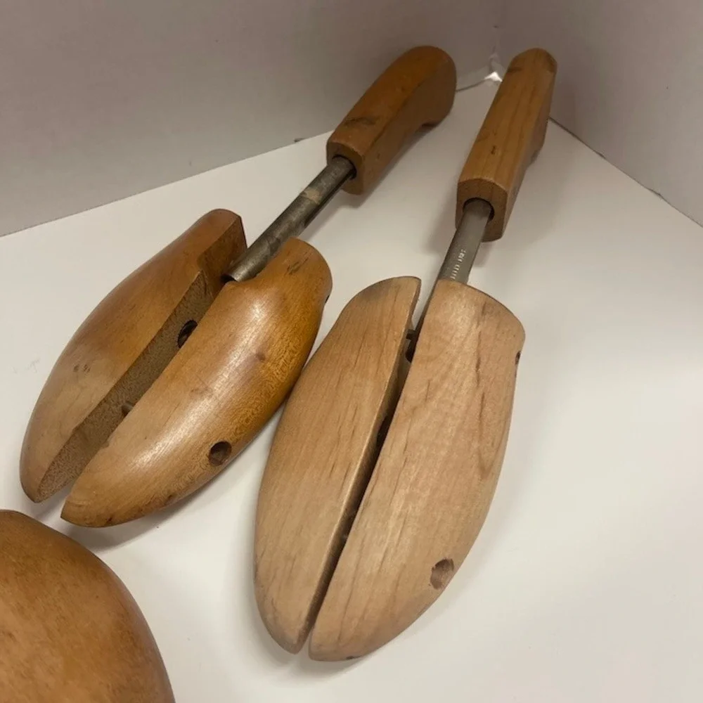 Vintage Rochester Shoe Tree Co Mohawk Wood Shoe Keepers No 3 4 & 5 USA